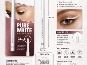 Pure White Auto KOHL Kajal